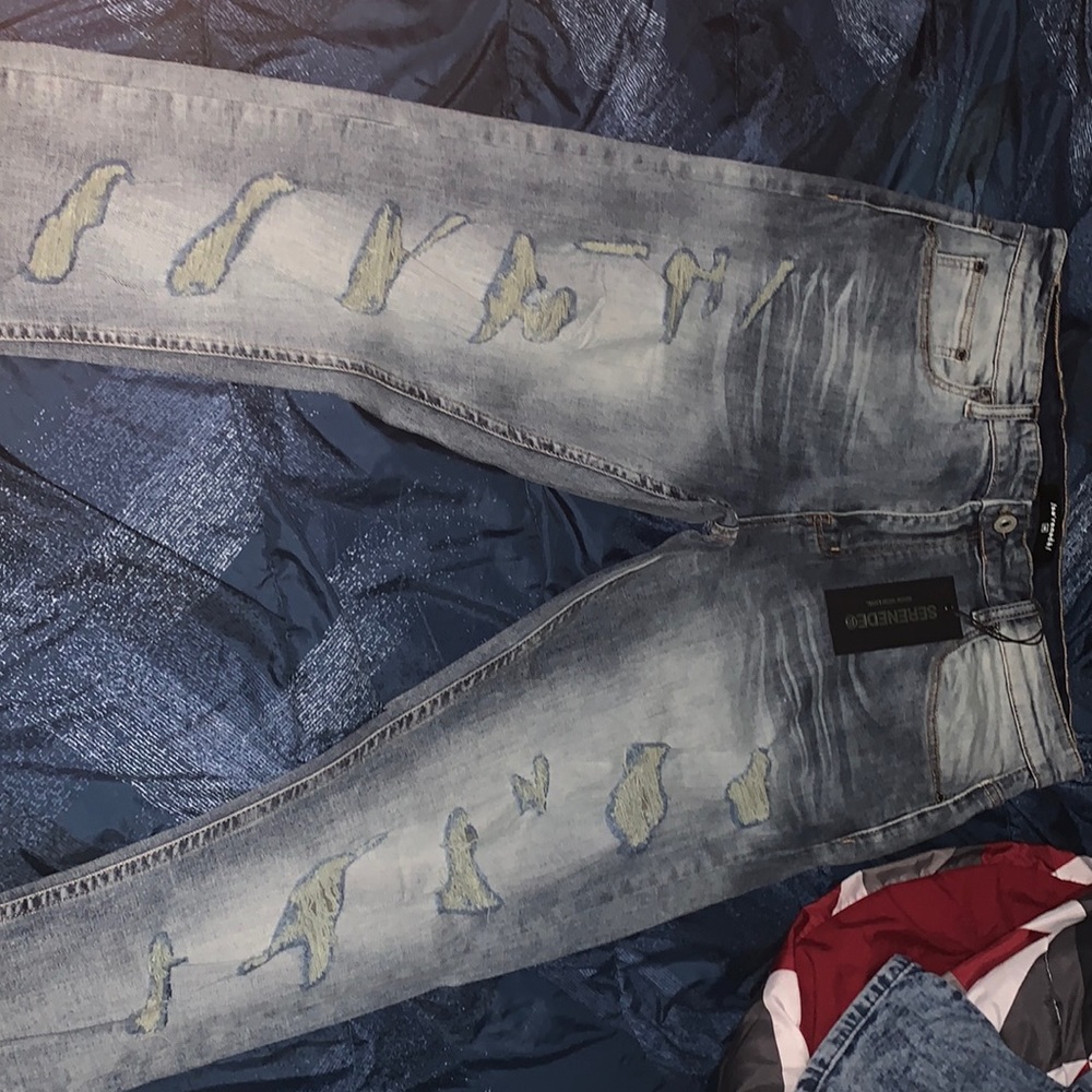 Serenede blue/gray denim